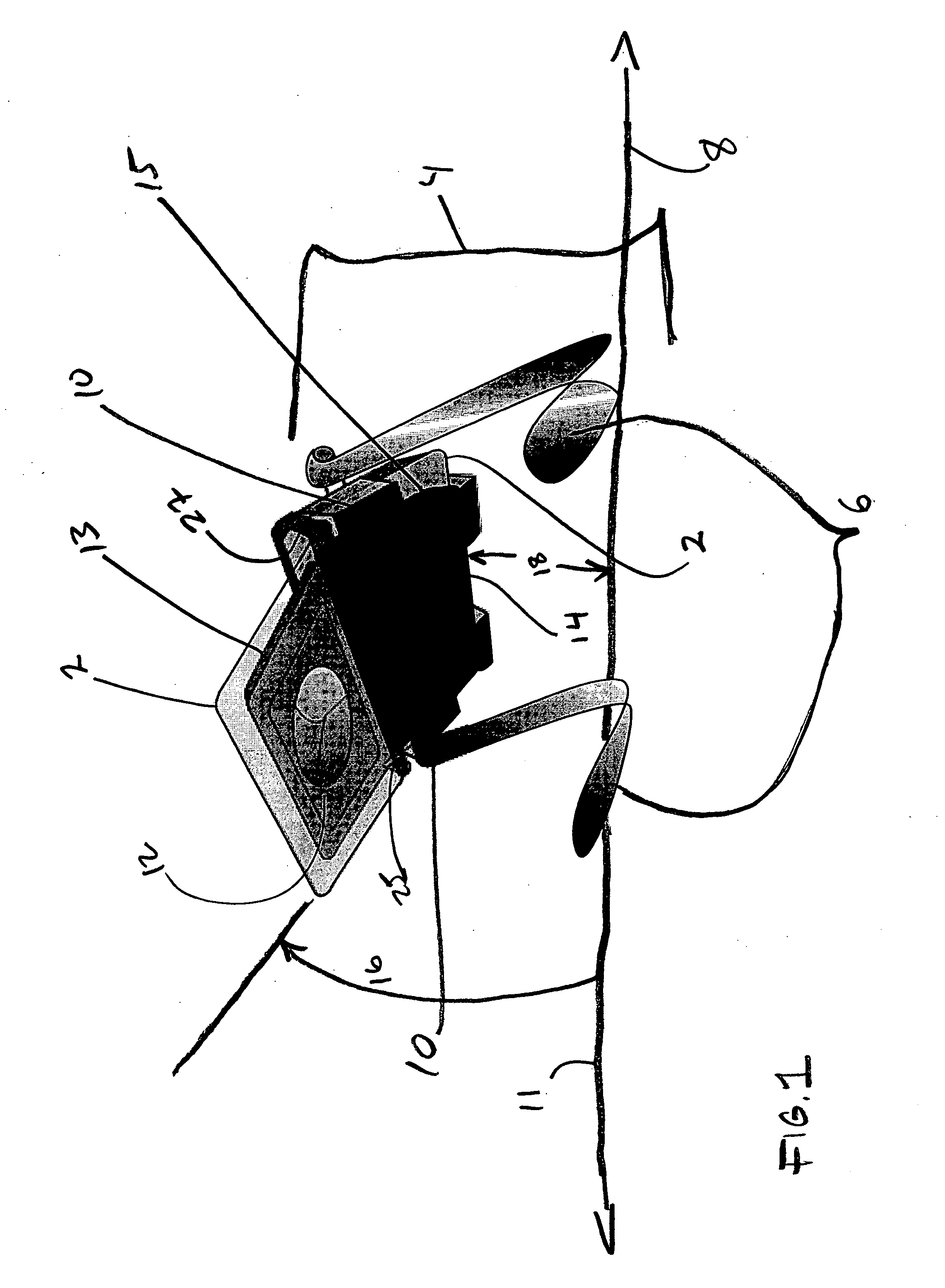 Device for holding a portable computer for operation in a supine position