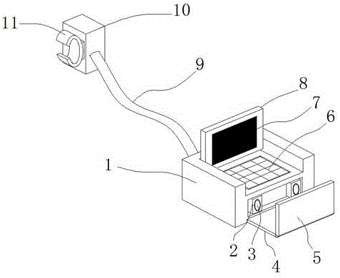 Integrated mode first aid alarm used for electric power detection