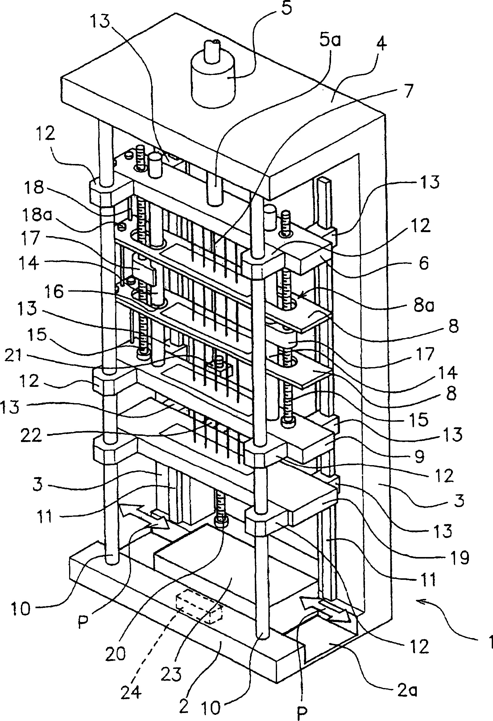 Apparatus for enlarging tube used in heat exchanger