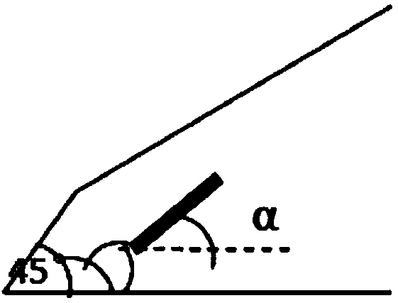 GMAW horizontal welding method for board with large thickness