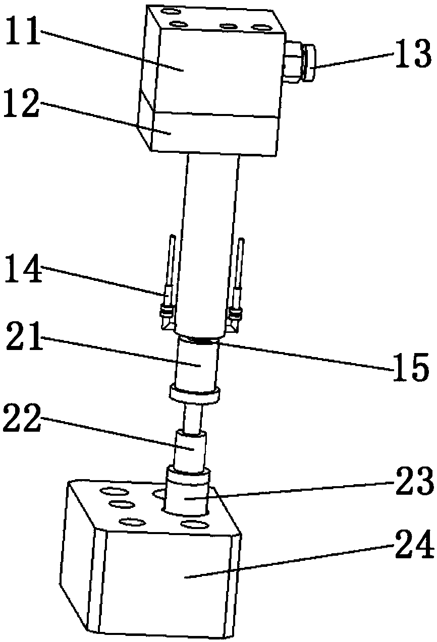 Pressure riveting stamping die