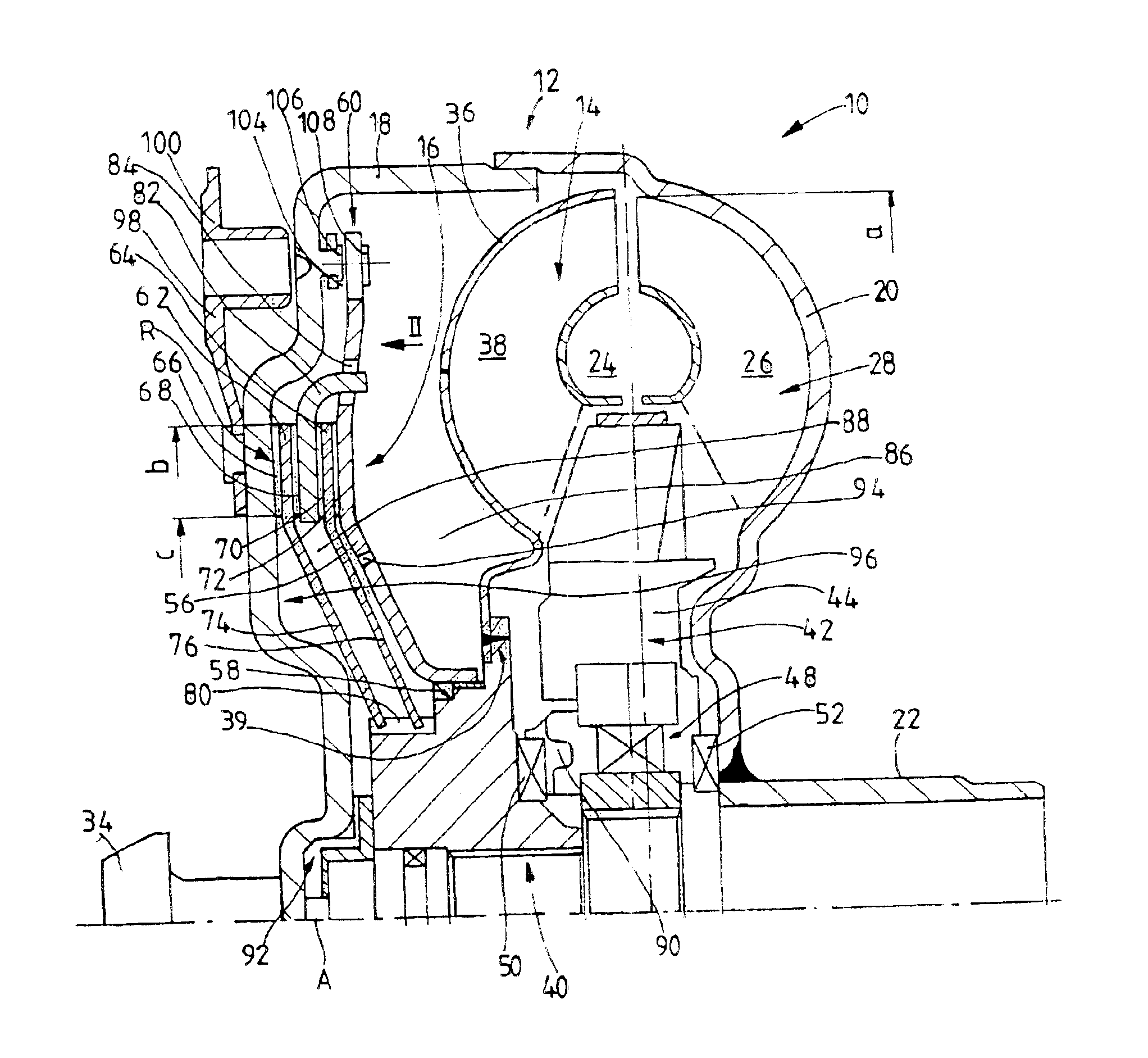 Hydrodynamic clutch device