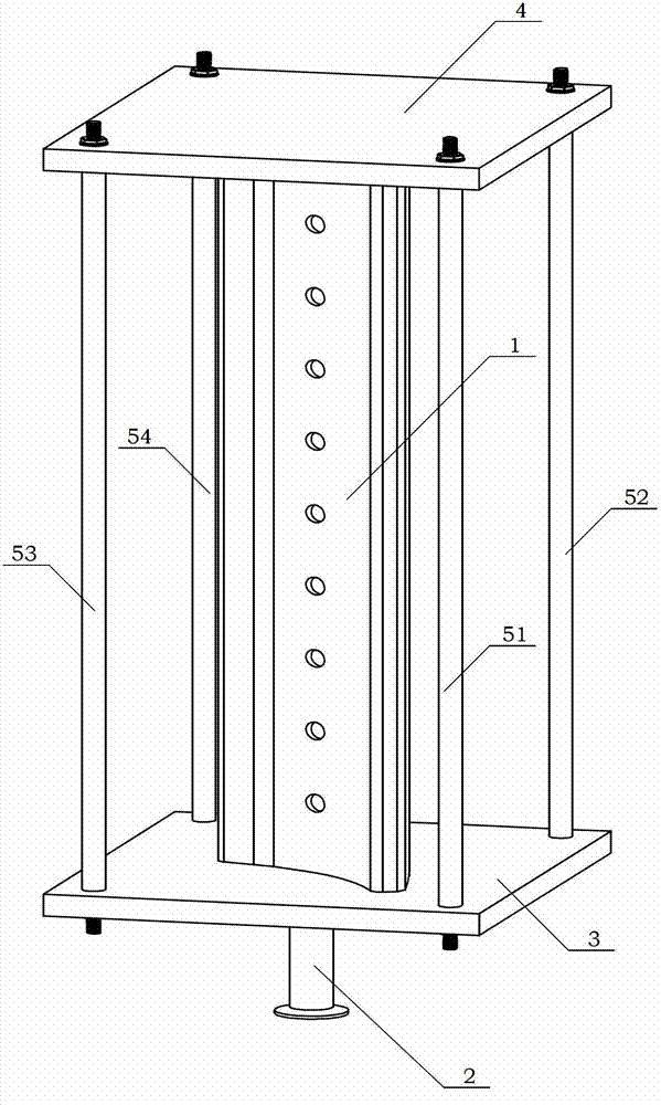 Opened type airplane hot-gas anti-icing test device