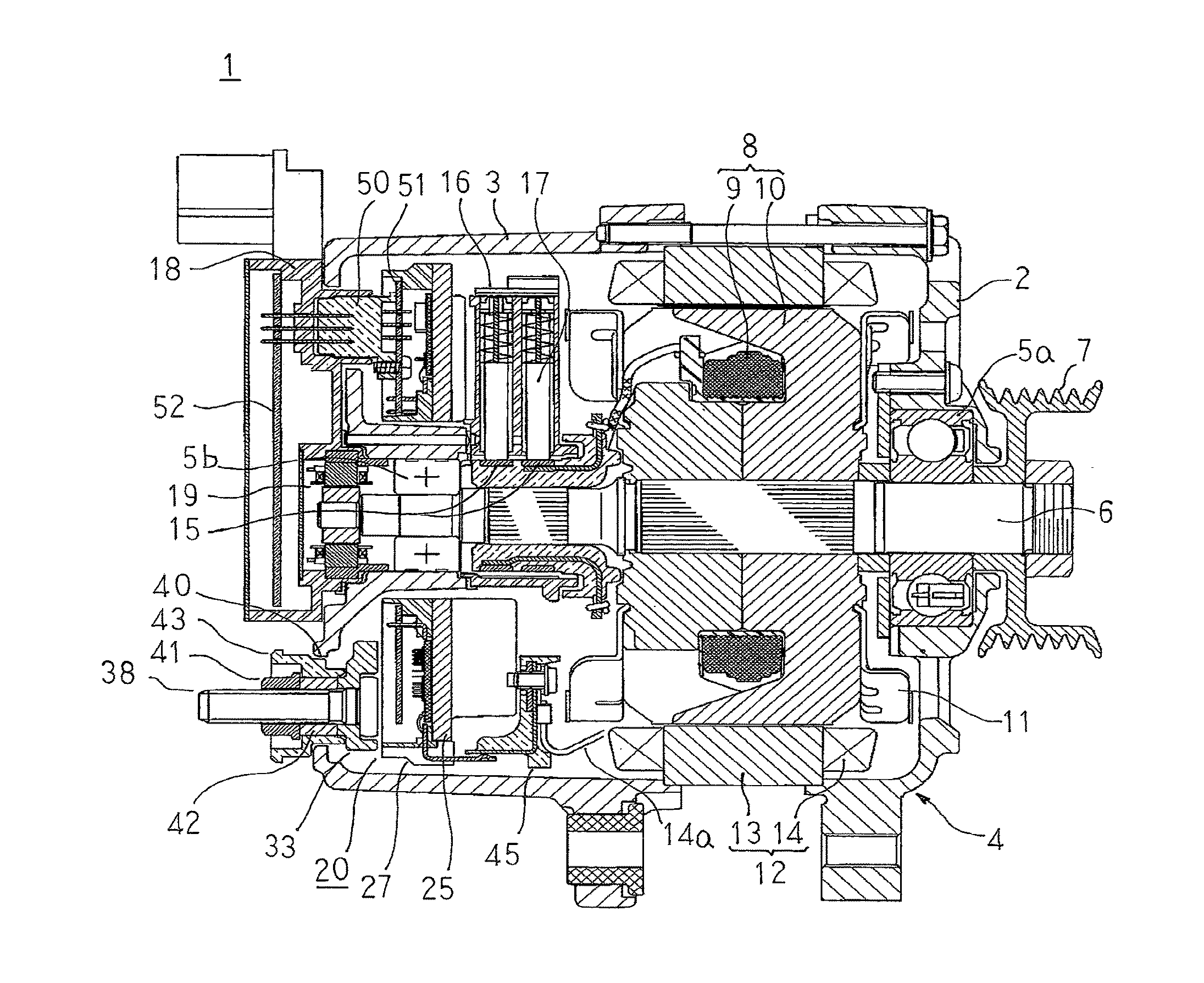 Automotive dynamoelectric machine