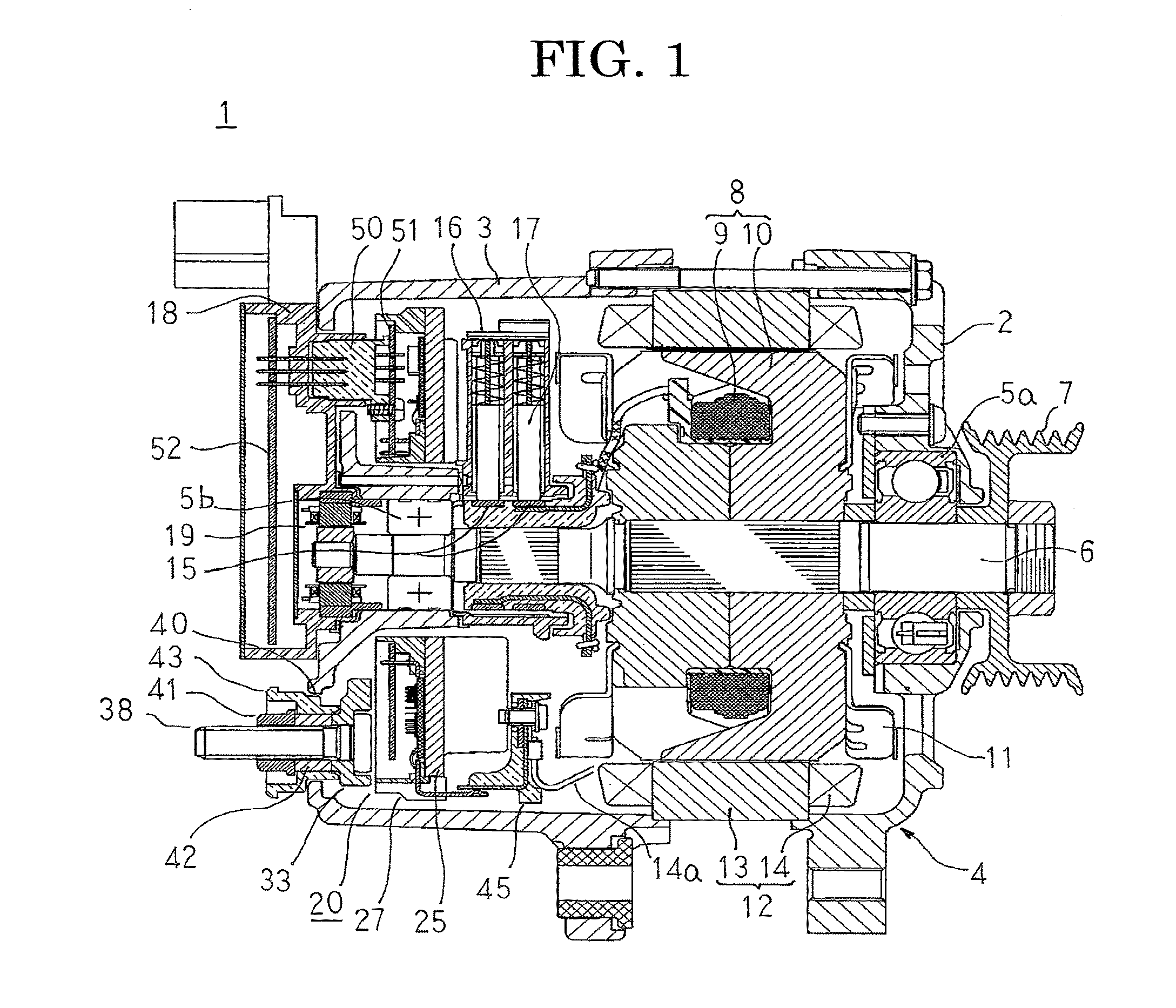 Automotive dynamoelectric machine