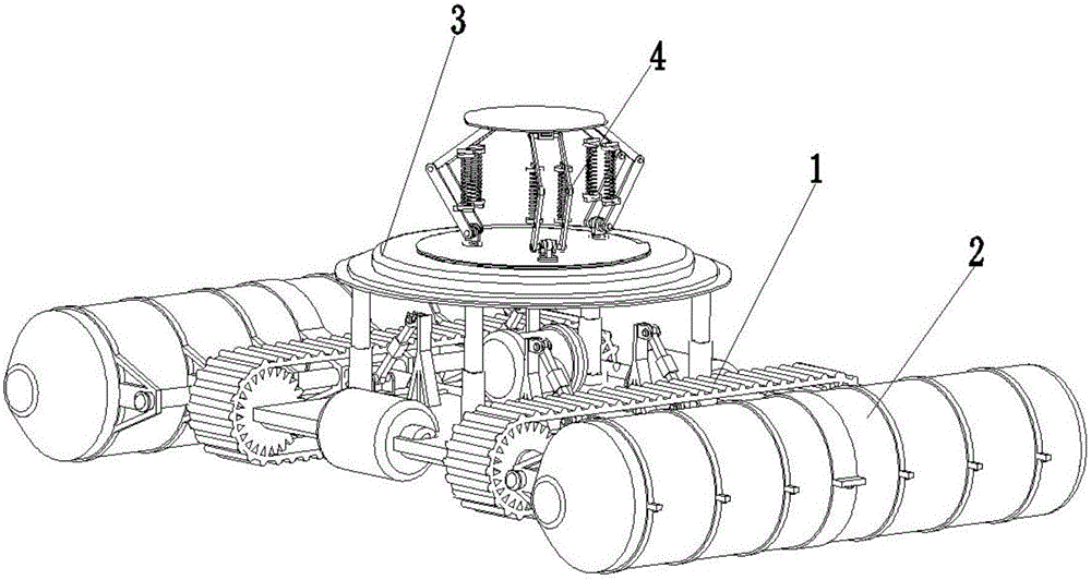 Environment-friendly large-area sewage purification robot