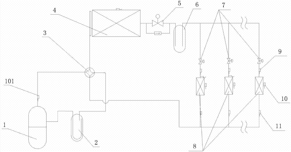 Control method of electronic expansion valve of indoor machine during refrigerating of convertible frequency air conditioner