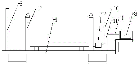 Dedicated fixture for drilling hole on steel plate side face