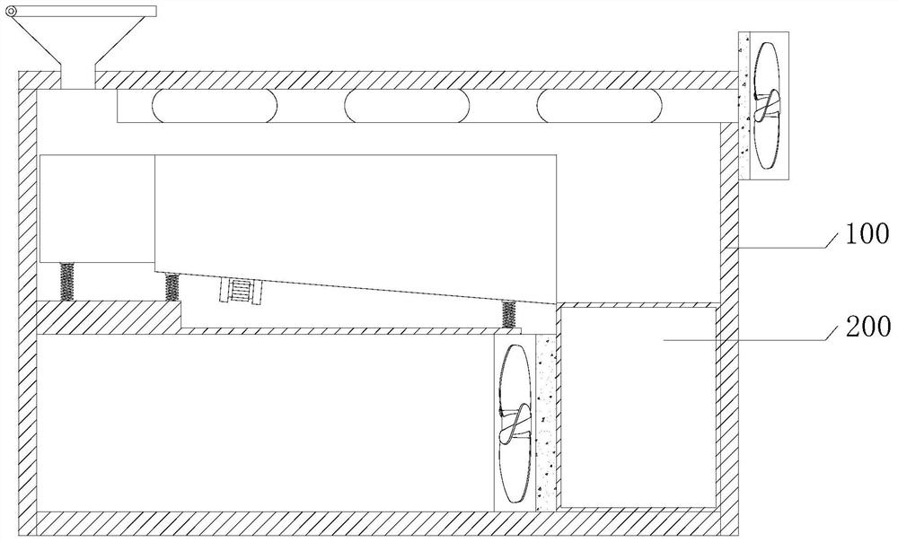 Energy-saving and environment-friendly plastic machining waste recovery device