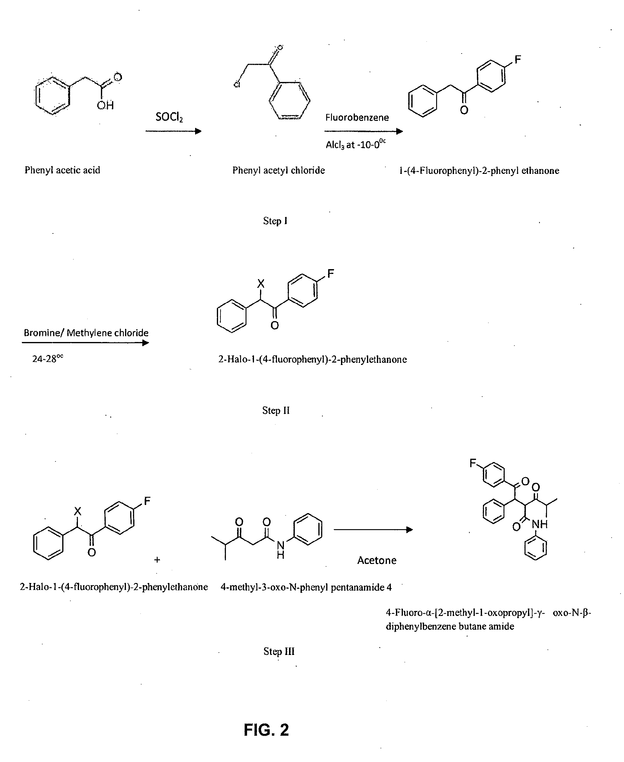 PROCESS FOR PREPARATION OF 4-FLUORO-alpha-[2METHYL-L-OXOPROPYL]-gamma-OXO-N-beta-DIPHENYLBENZENE BUTANE AMIDE