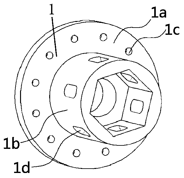 Underwater vehicle tail shaft electric insulation connecting device