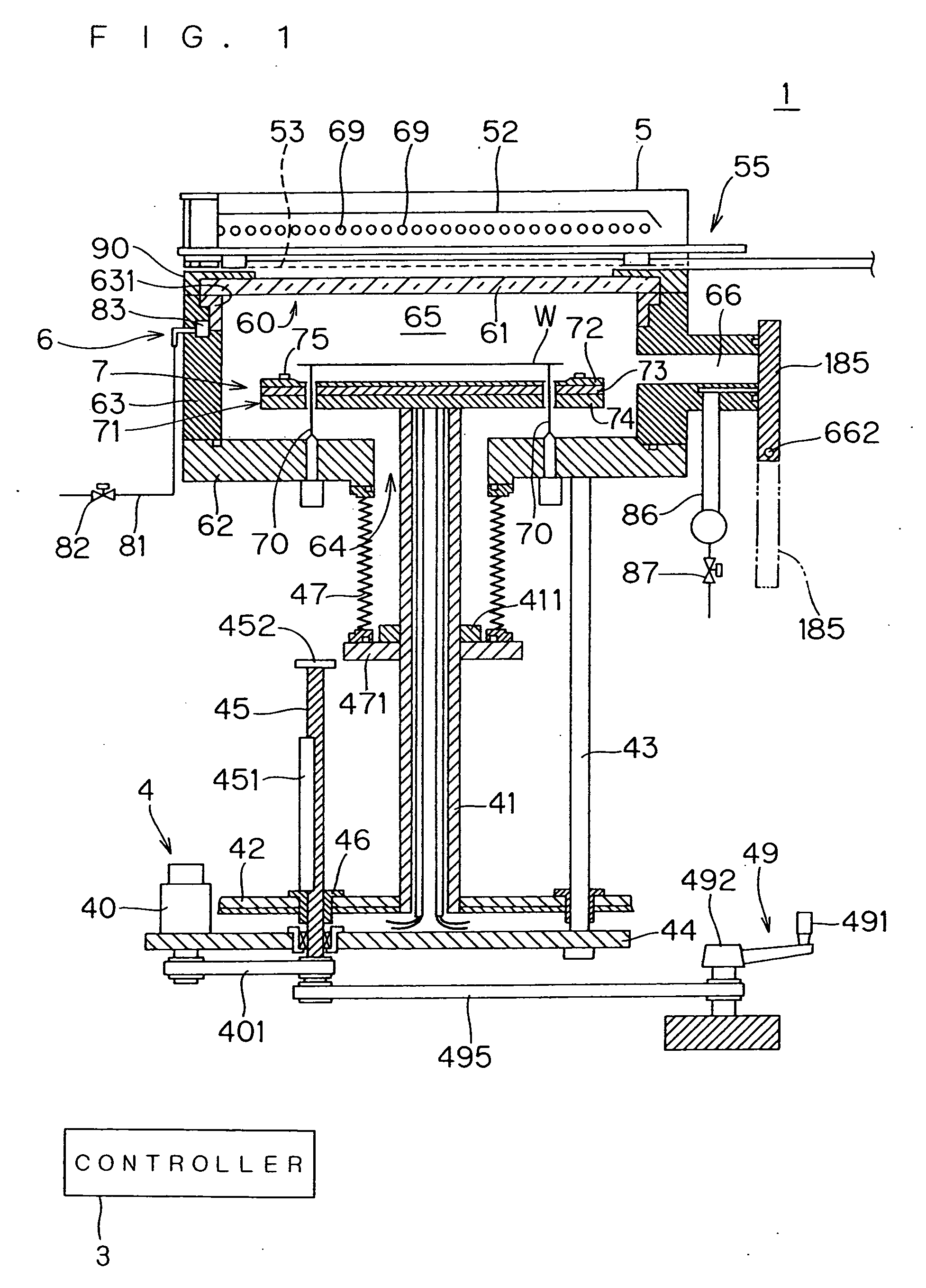 Heat treatment apparatus of light emission type