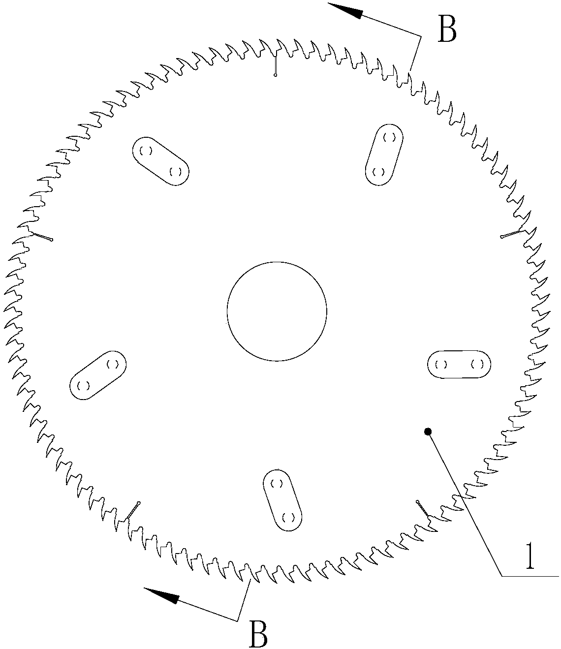 Circular saw web and damping noise reduction structure thereof