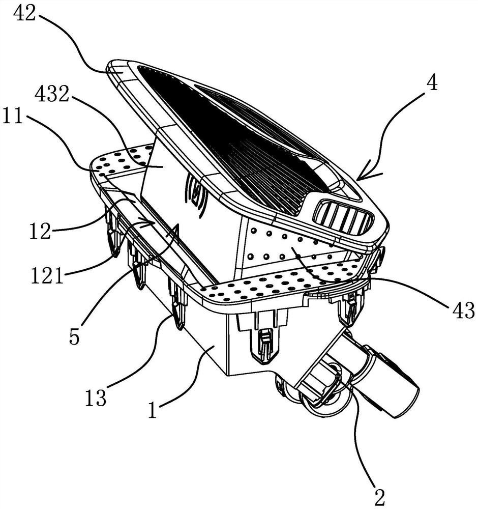 Loudspeaker lifting assembly integrated with mobile phone charging function