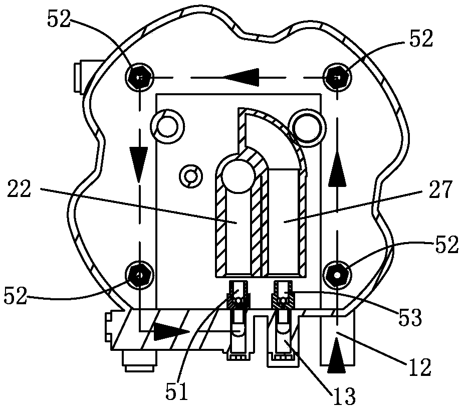 Vertical multi-ejection-tube type three-ring fire burner