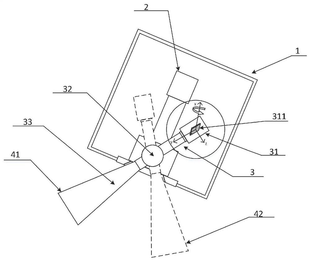 IMU-based swing radar vibration and inclination angle state monitoring method and system