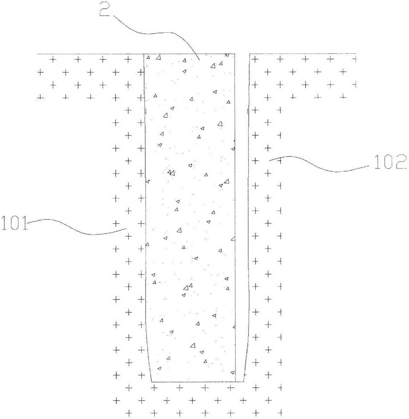 Concrete moulding bed structure and pouring method