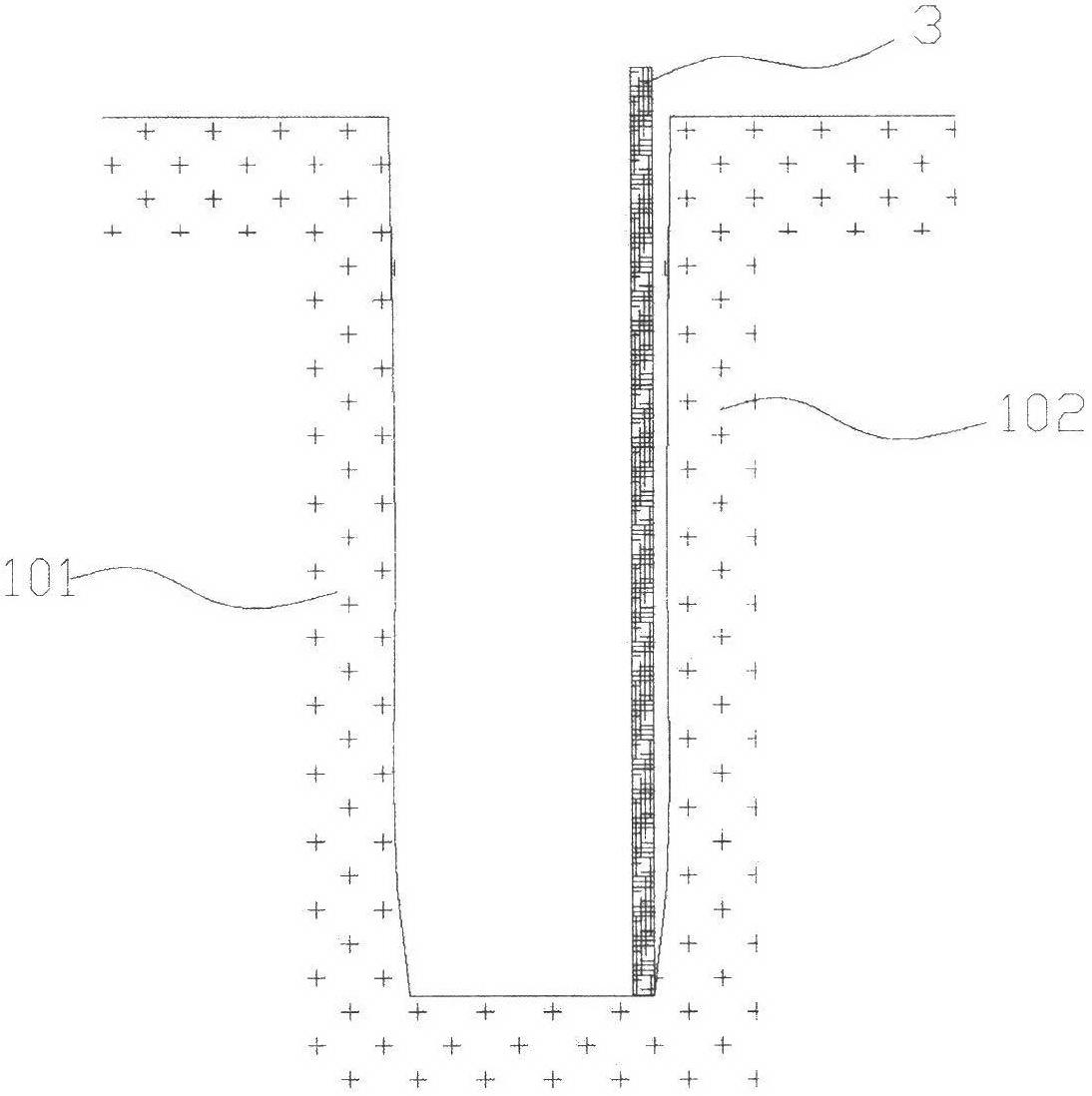 Concrete moulding bed structure and pouring method