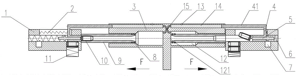 Ultra-high-speed operating mechanism of gunpowder gas-driven circuit breaker