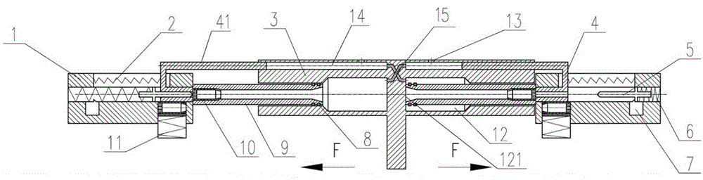 Ultra-high-speed operating mechanism of gunpowder gas-driven circuit breaker