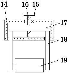 Drying and disinfecting device for textile production