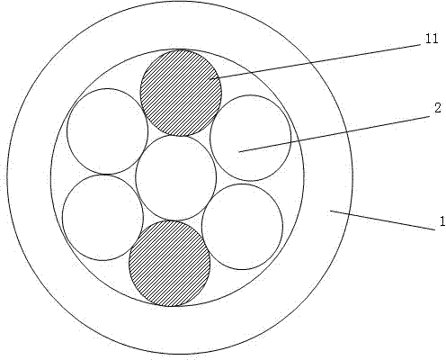 Optical fiber unit with communication and sensing functions and manufacturing method thereof