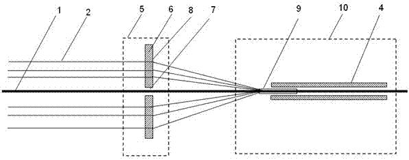 Optical fiber unit with communication and sensing functions and manufacturing method thereof