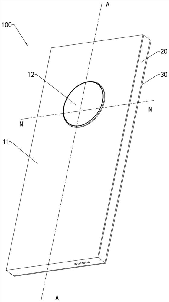 Decorative part assembly, shell assembly and electronic equipment