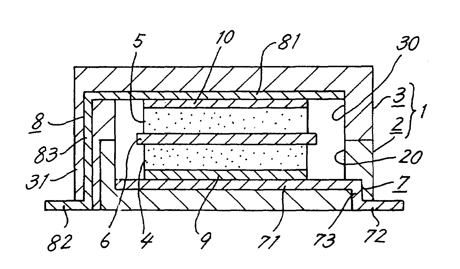 Electric double layer capacitor, electrolytic cell and process for fabricating same