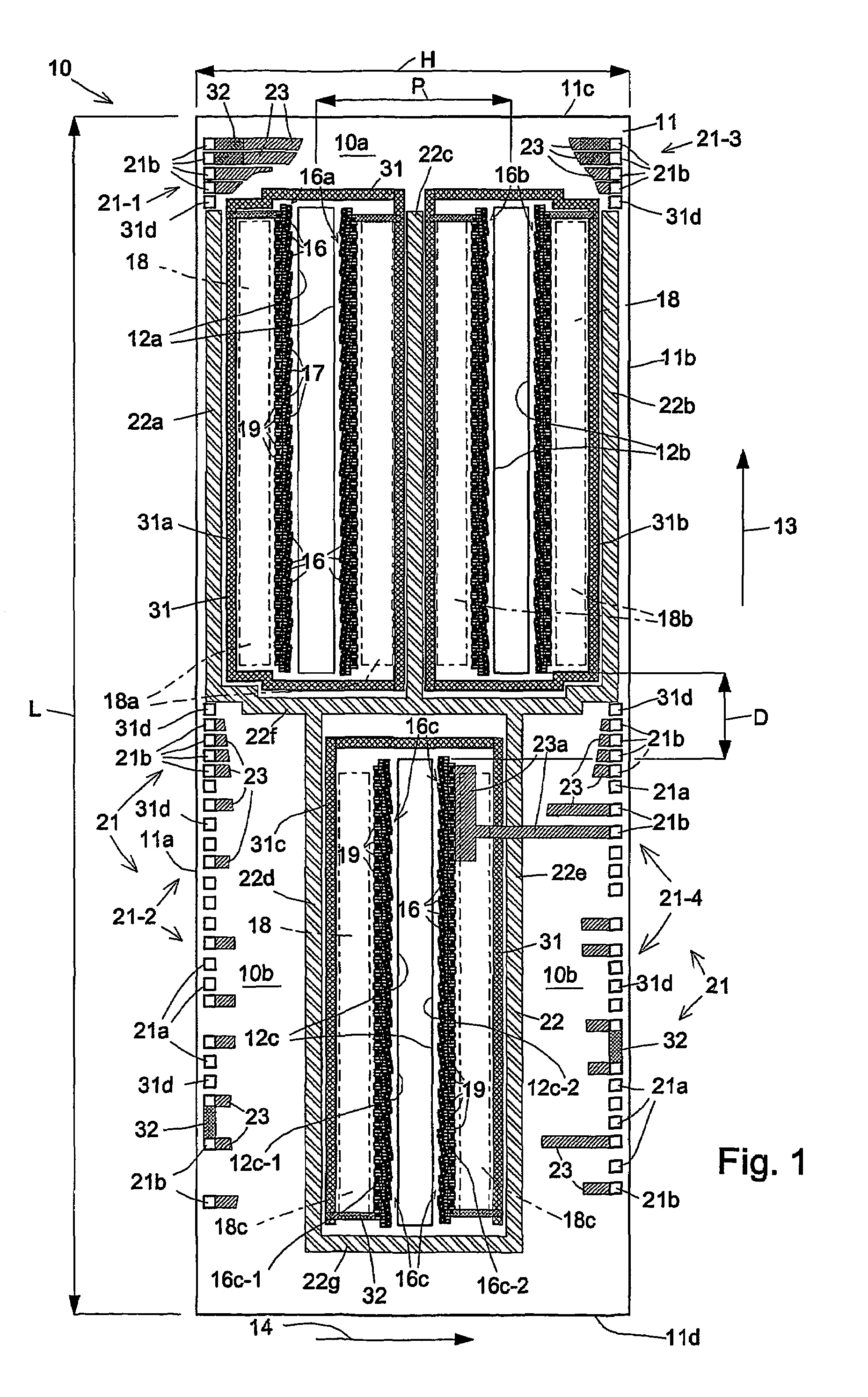 Substrate for a thermal ink jet printhead, a colour printhead in particular, and ink jet printhead incorporation this substrate