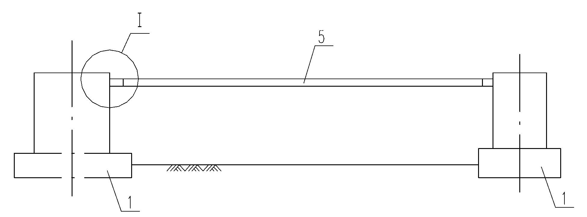 Reclamation-area factory building column foundation and construction protection method thereof