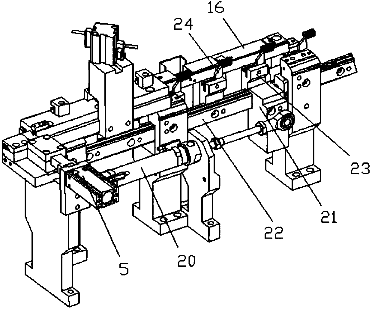 Automatic assembling machine for connector