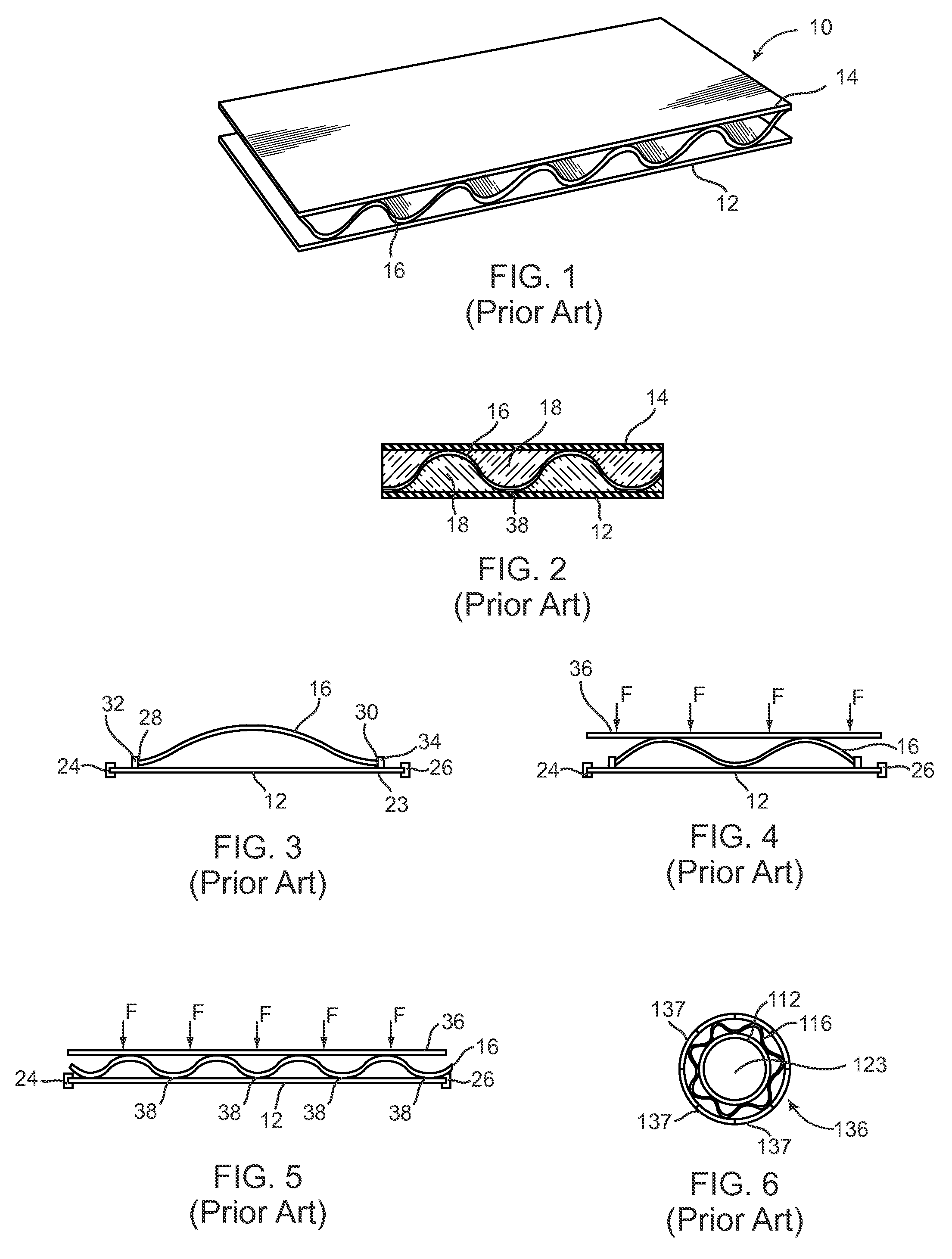 Variable amplitude sine wave spring