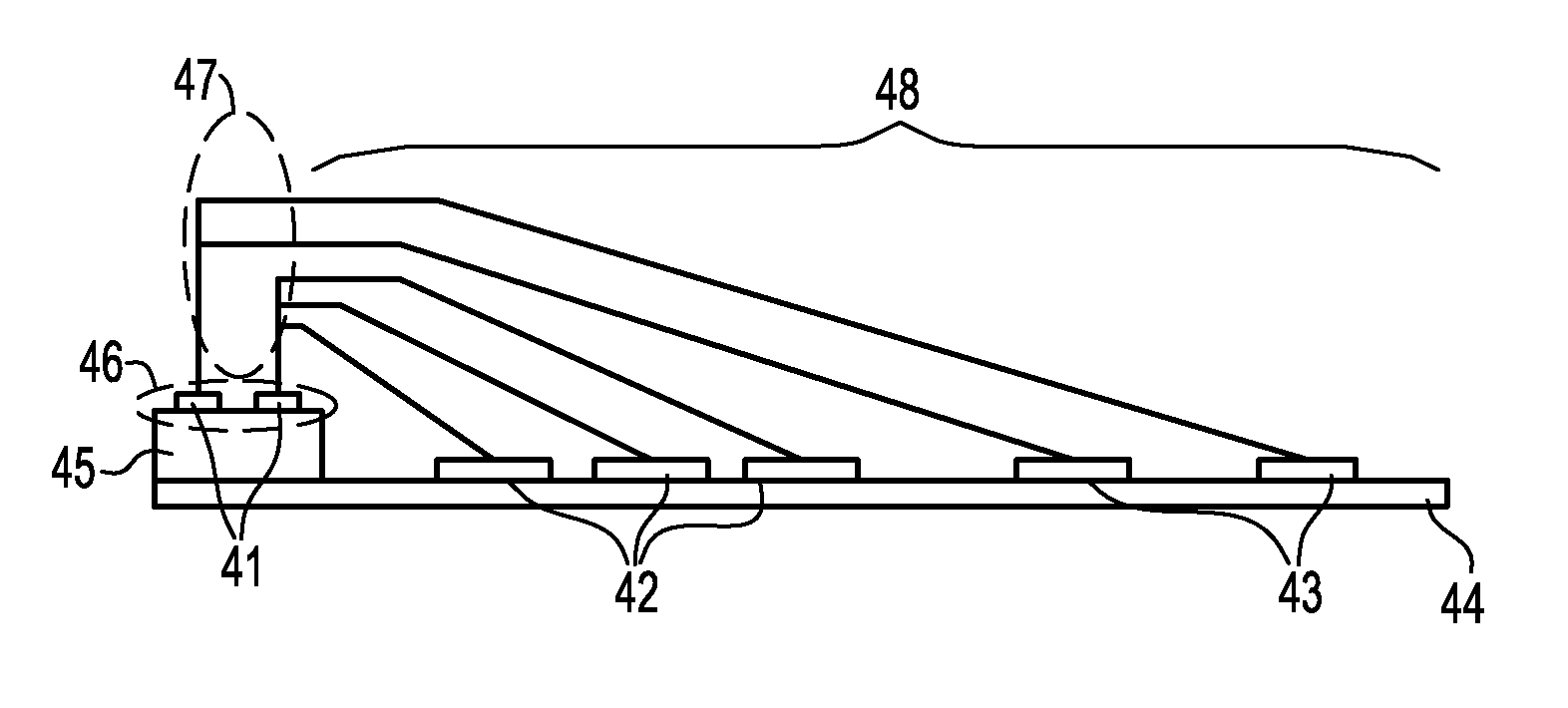 Multi-segments modeling bond wire interconnects with 2D simulations in high speed, high density wire bond packages