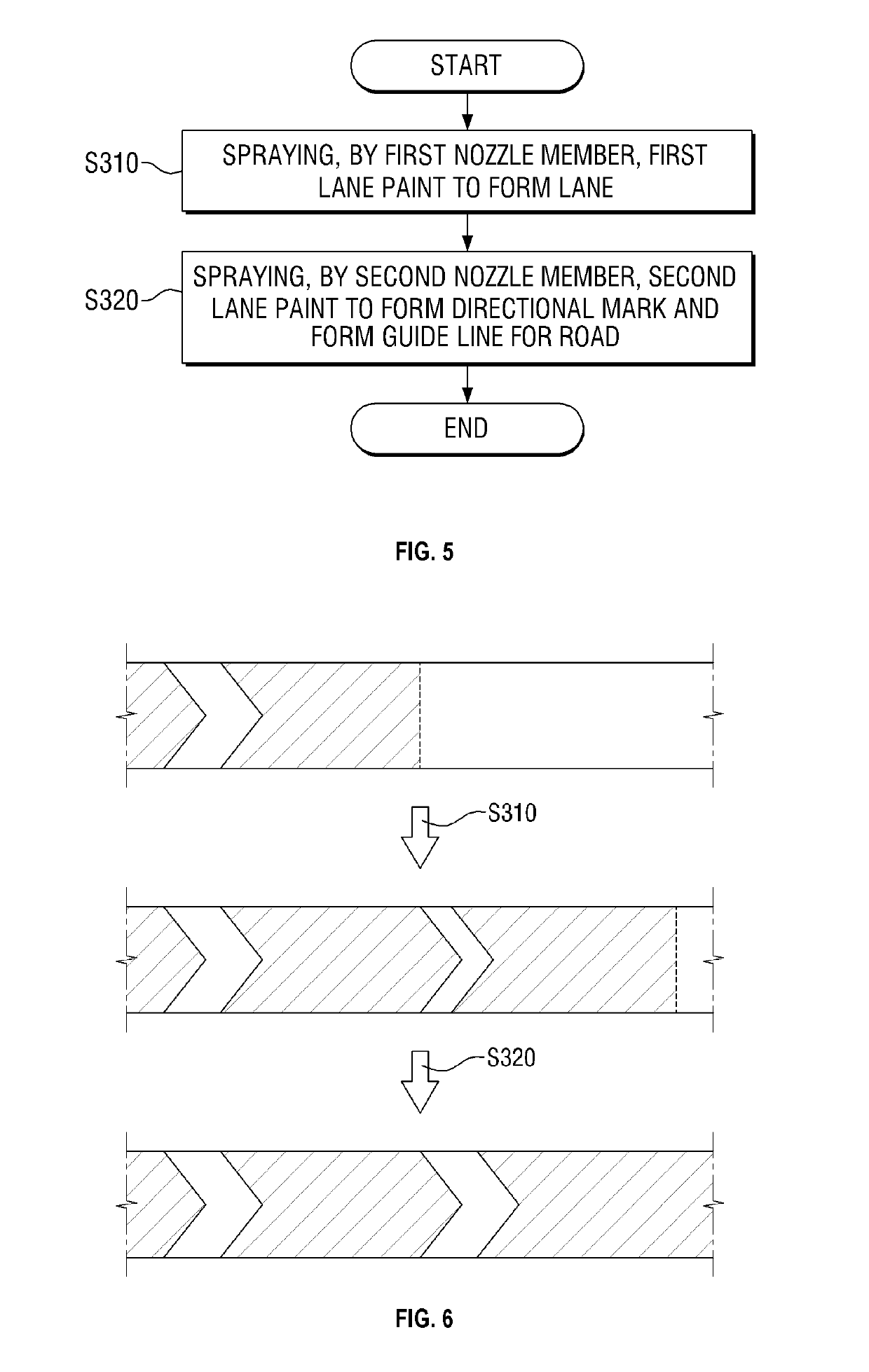 Constructing apparatus and method of guide line for road