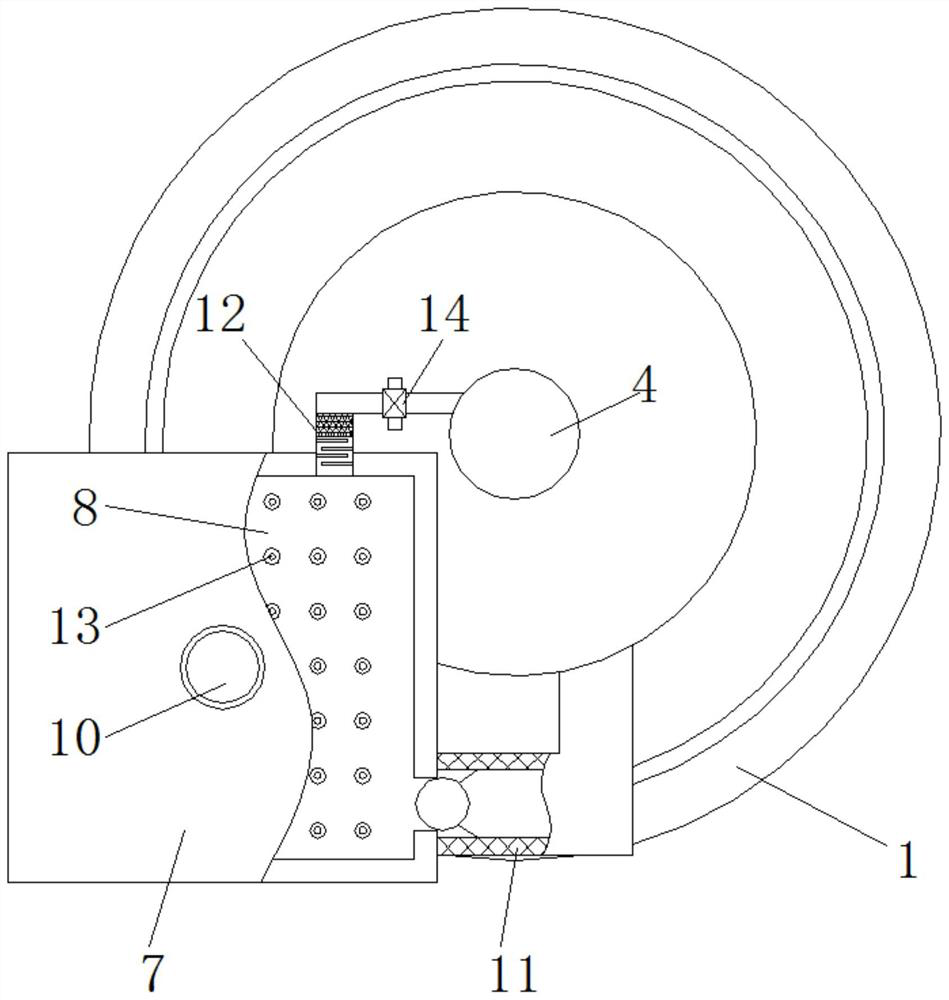 A rotary jet pump for liquid transportation