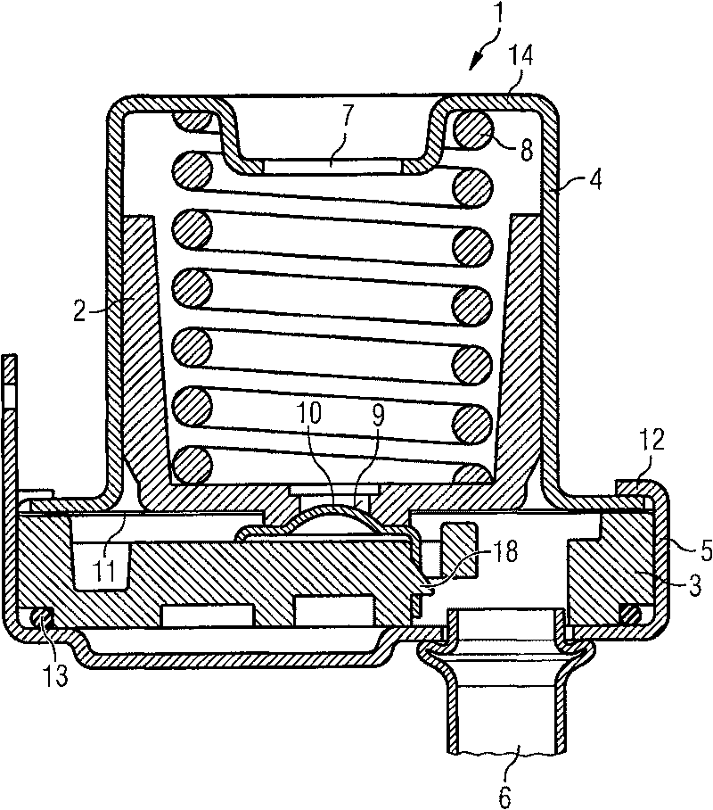 Pressure regulator for a fuel supply unit