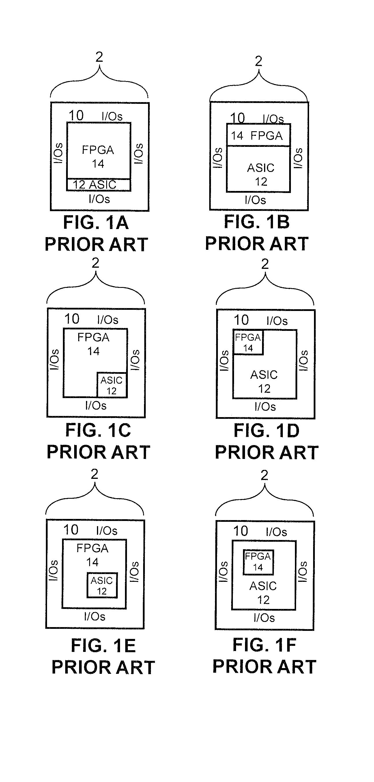 Dedicated interface architecture for a hybrid integrated circuit