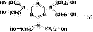 Triazine compound coordination crosslinking synergistic agent for elastomer and preparation method thereof