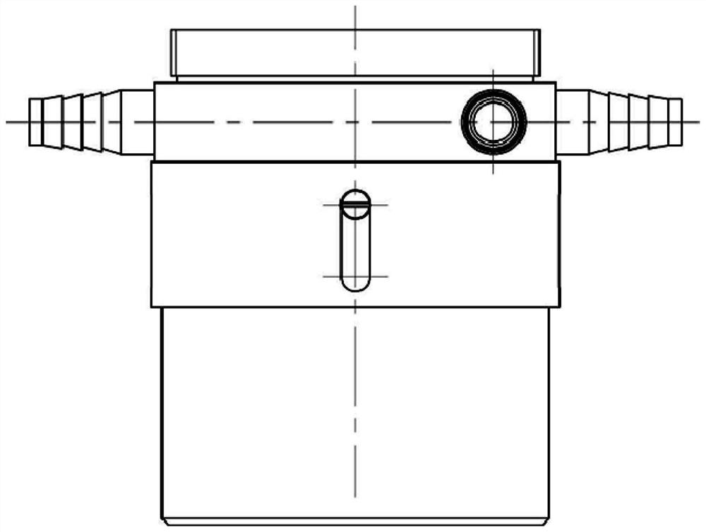 Double air flow structure partial dry underwater robot welding miniature drainage cover