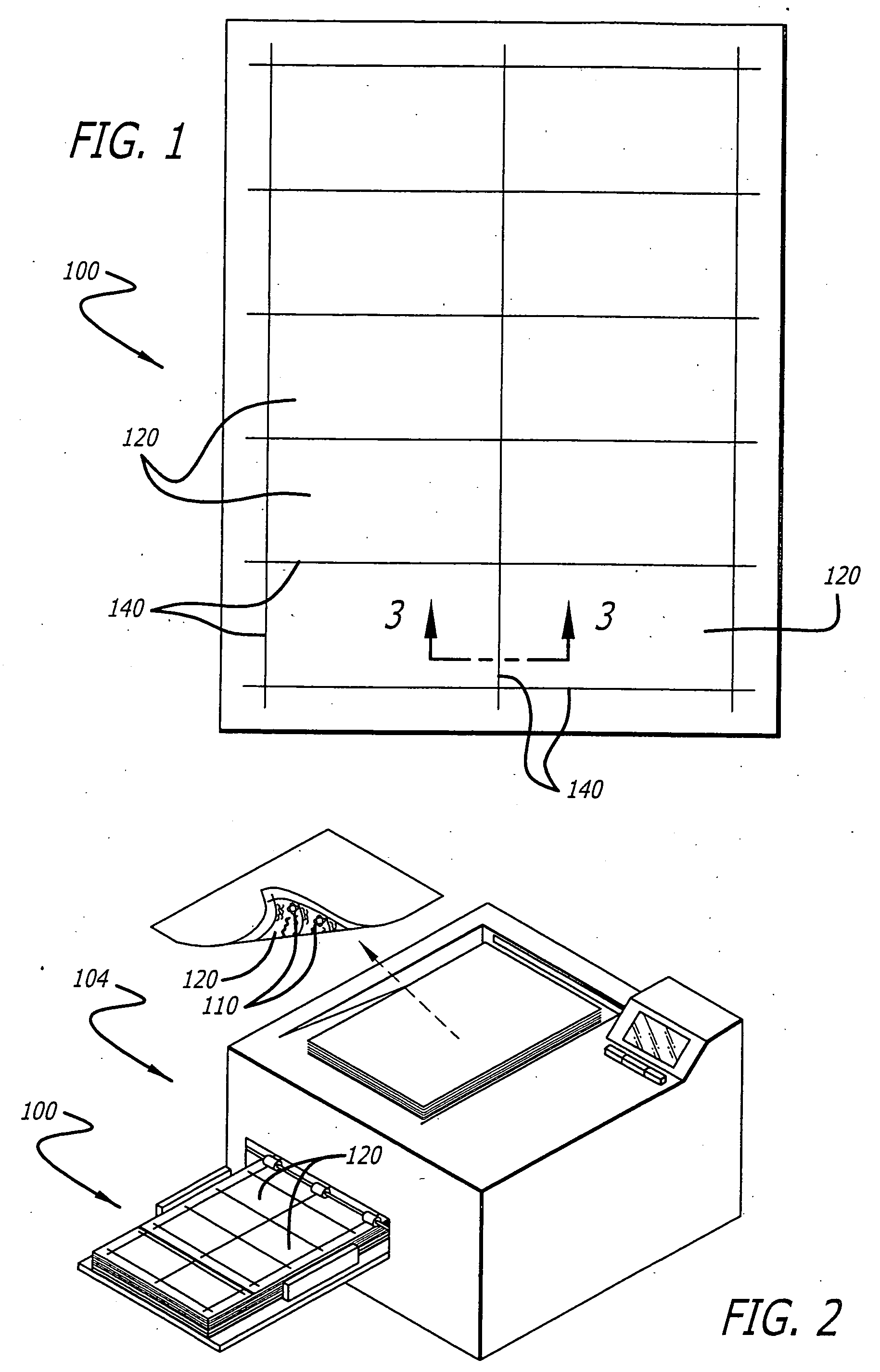 Card sheet construction