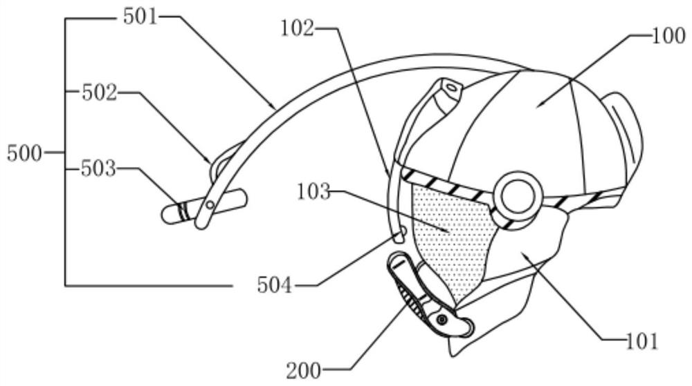 Combined safety fire-fighting communication helmet and application method