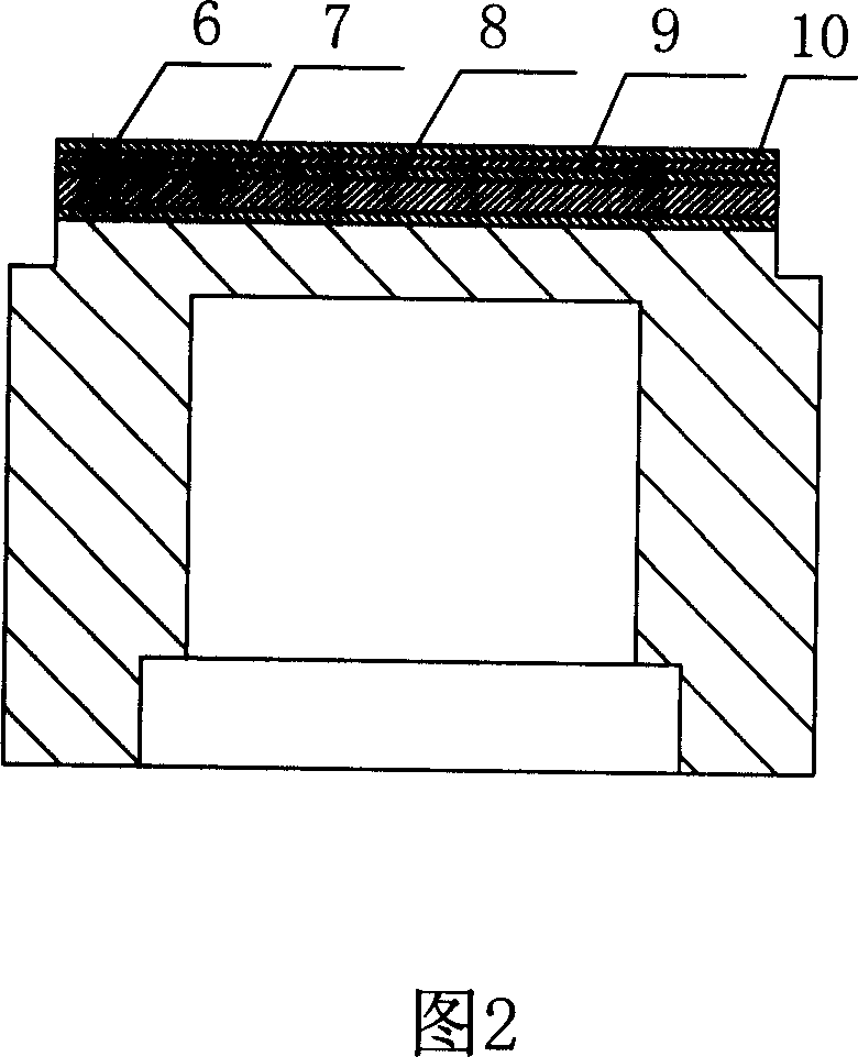 Low-temperature film pressure sensor and producing method thereof