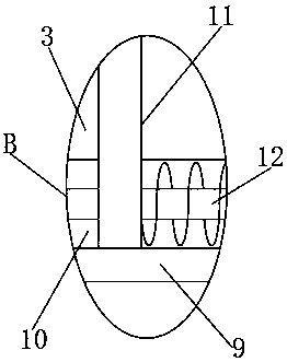 Adjustable supporting structure for aerospace composite mold