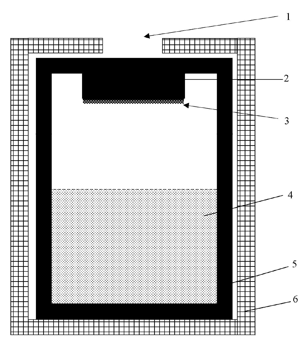 Temperature measurement structure suitable for growing SiC crystal system by PVT (physical vapor transportation) method