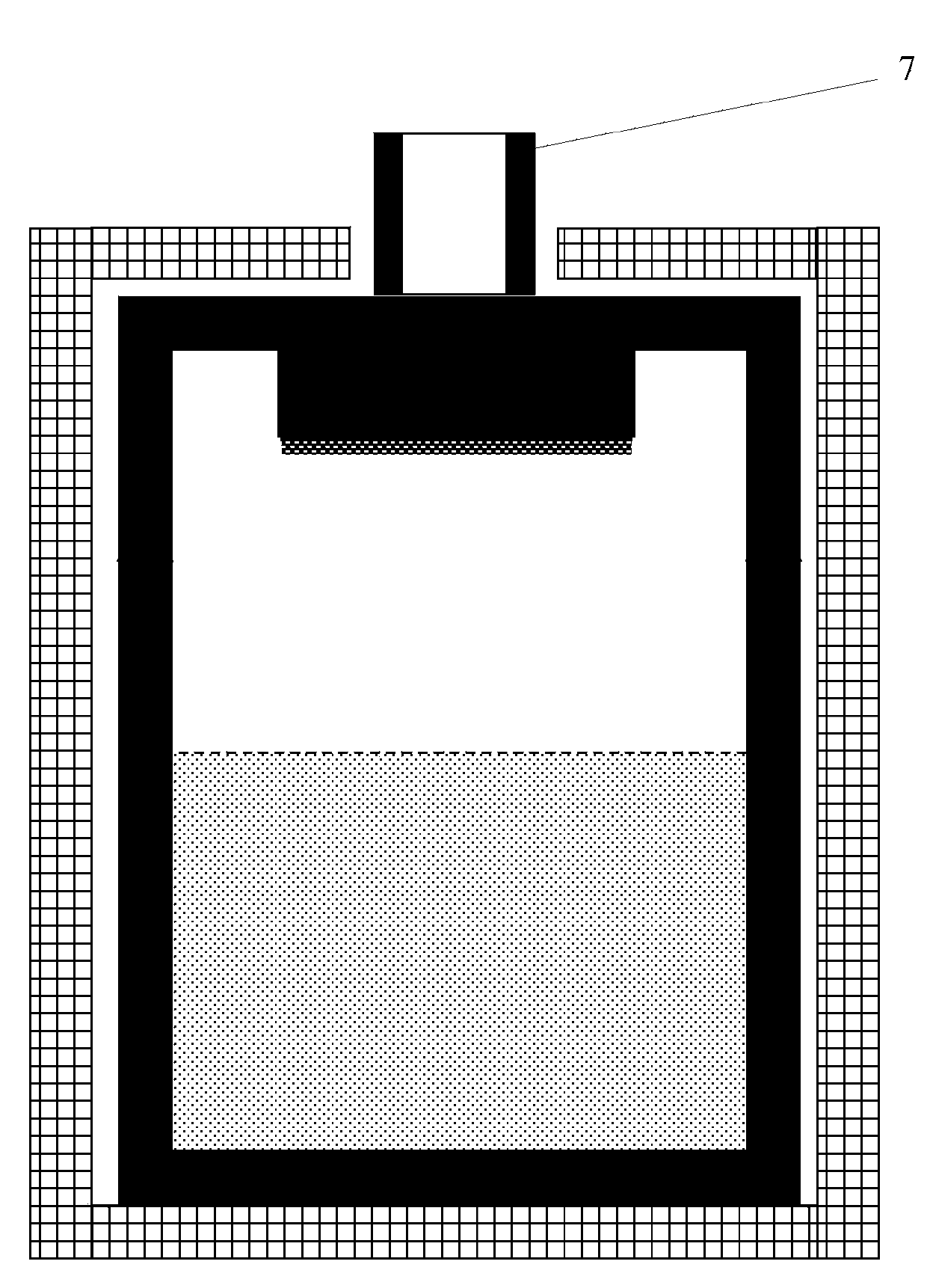 Temperature measurement structure suitable for growing SiC crystal system by PVT (physical vapor transportation) method