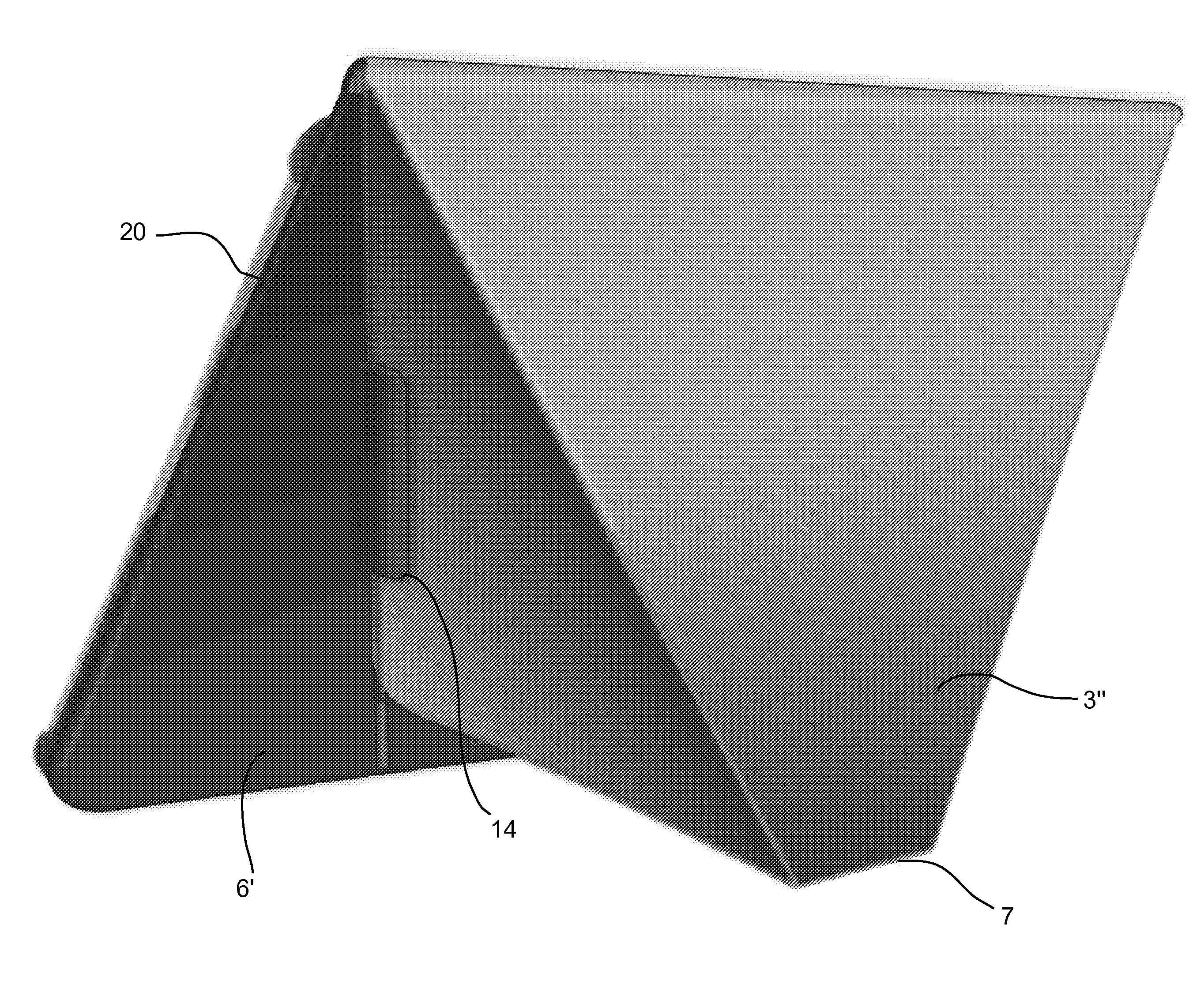 Tri-fold case for a tablet computer