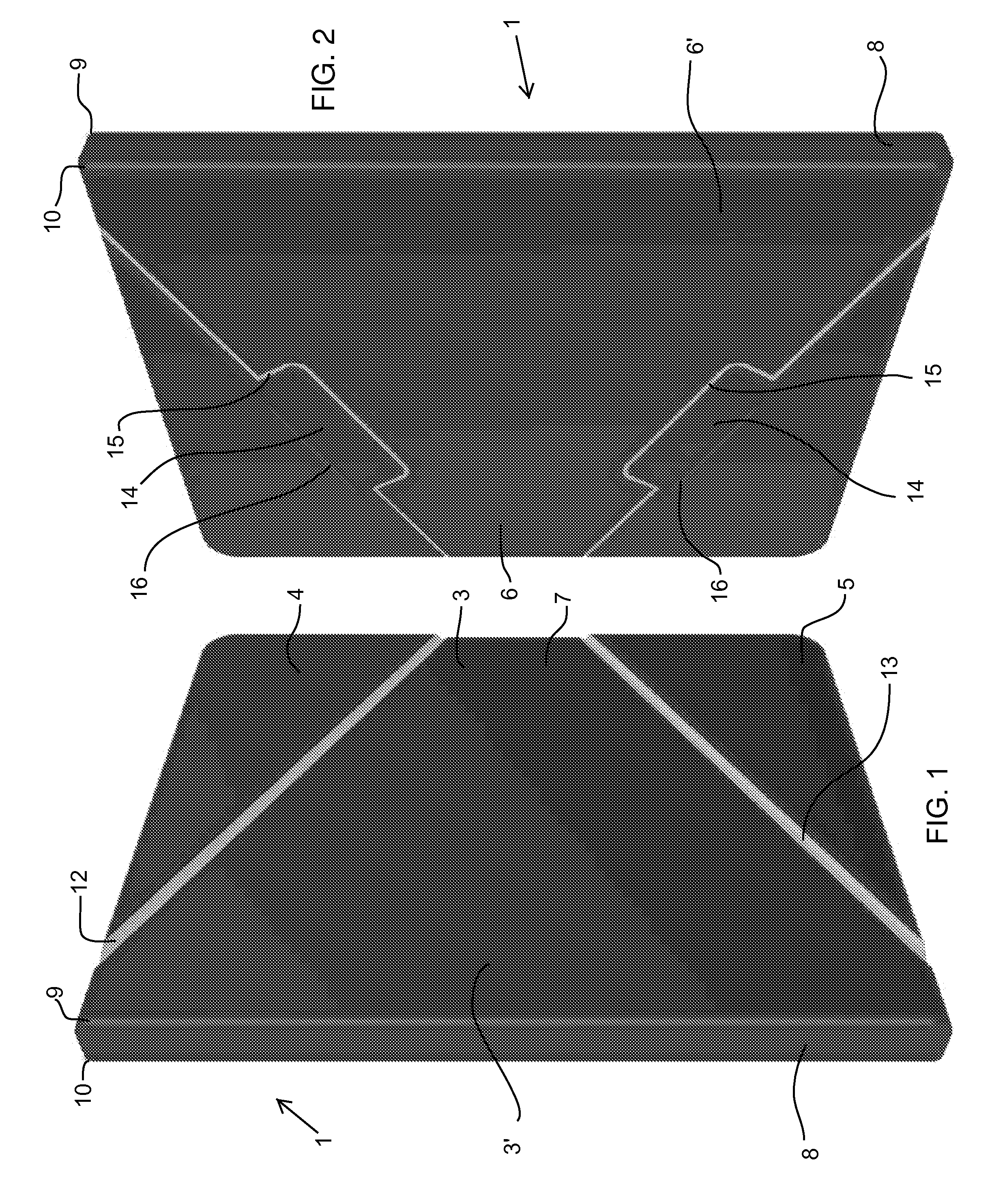 Tri-fold case for a tablet computer