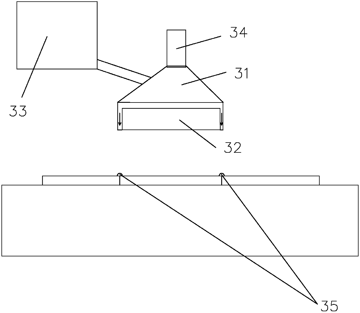 Full-automatic efficient packing box production line