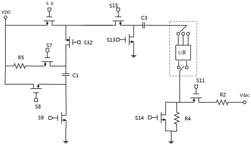 A positive pacing pulse generating circuit applied to cardiac pacemaker